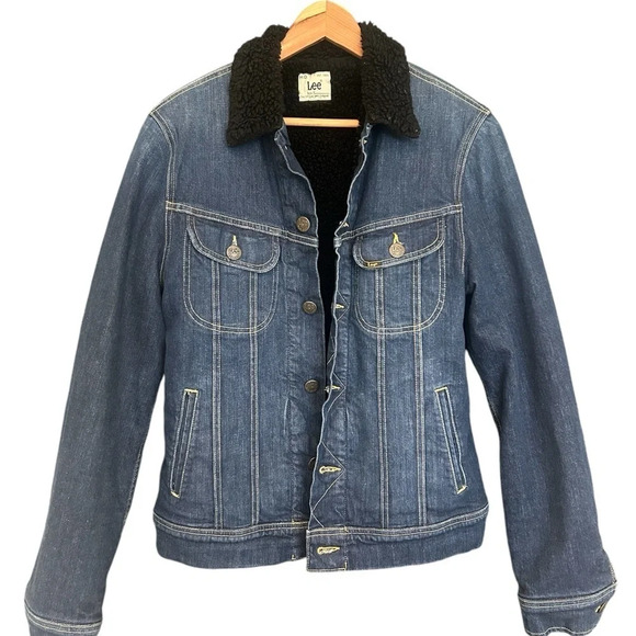 Lee Storm Rider vintage amazing black Sherpa insulated perfect  women’s M mint!! - Picture 1 of 12